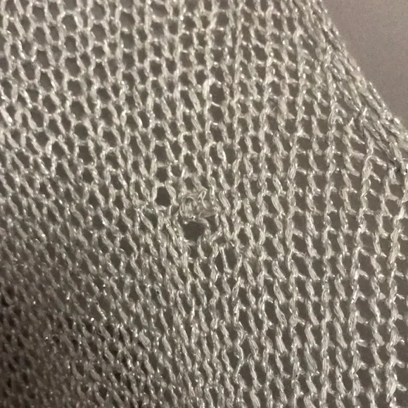 NWT Apt 9 Grey sparkle sweater - Picture 4 of 7